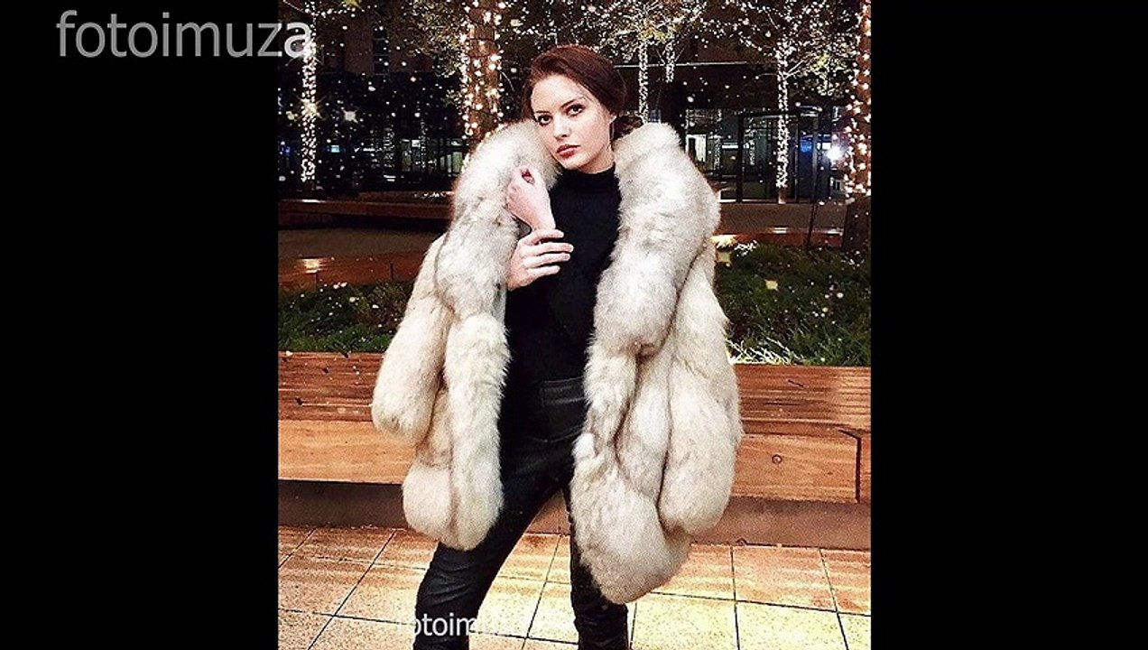 multi compilation of womens in fur coats, bluefox...
