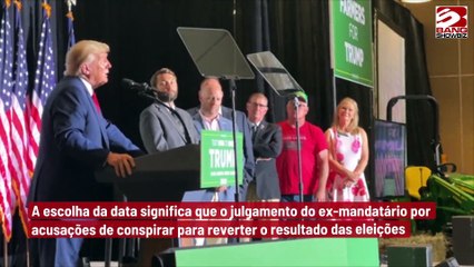 Julgamento de Donald Trump é marcado para o início de 2024