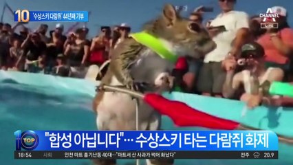 ‘다람쥐 수상스키쇼’ 44년째 수익 전액 기부