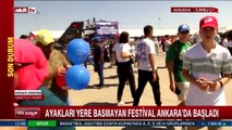 Ayakları yere basmayan festival Ankara’da başladı