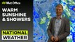 Met Office Afternoon Weather Forecast 30/08/23 – Sunshine and Showers
