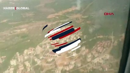 İzmir Bornova'da orman yangını