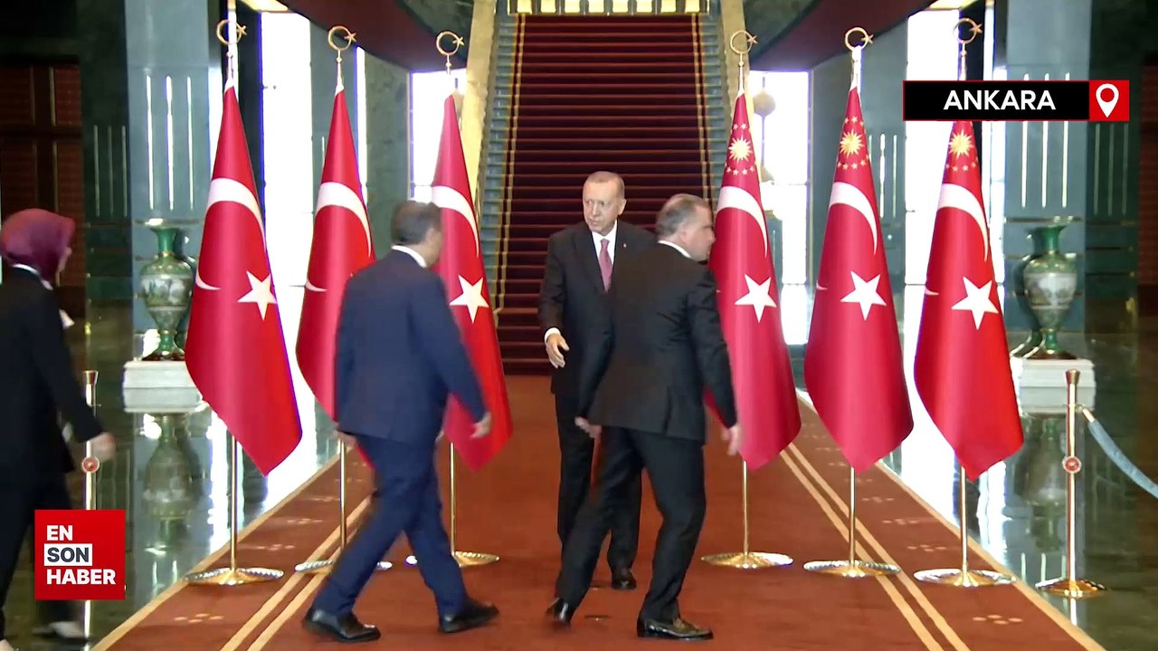 Cumhurbaşkanı Erdoğan, Zafer Bayramı tebriklerini kabul etti
