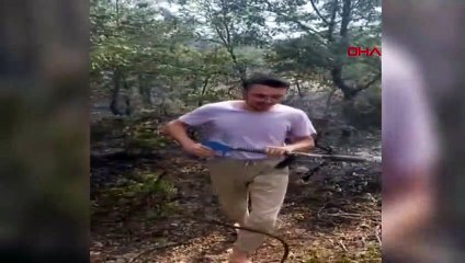 incendie de forêt à Kütahya