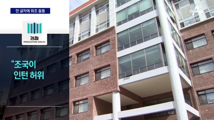 조민 인턴 경력서, ‘팰’ 글자 하나에 가짜 들통