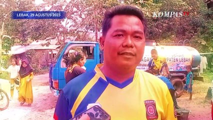 Krisis Air Bersih di Lebak, Tagana Turun Tangan Distribusikan Air