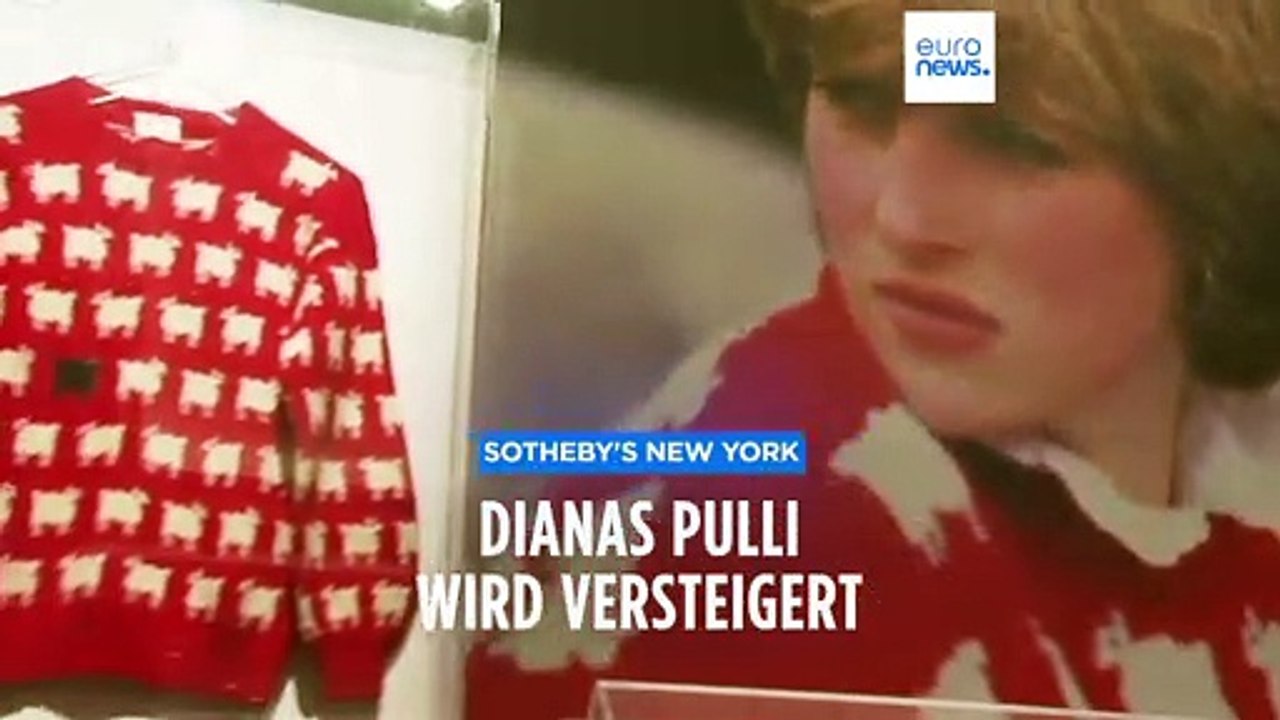 Sie trug ihn mit 19: Dianas Pulli mit schwarzem Schaf wird versteigert