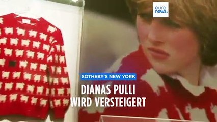 Sie trug ihn mit 19: Dianas Pulli mit schwarzem Schaf wird versteigert
