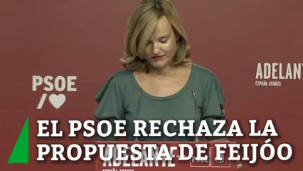 El PSOE rechaza la propuesta de Feijóo y no apoyará su investidura: "No le interesa la estabilidad"