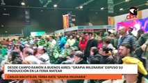 Desde Campo Ramón a Buenos Aires Grapia Milenaria expuso su producción en la Feria MATEAR