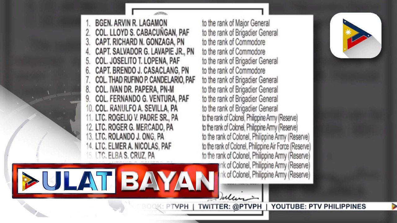 PBBM, isinumite na sa CA ang ad interim appointment at nominasyon ng mga opisyal ng AFP at DFA