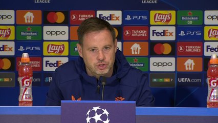 Rangers boss Michael Beale on PSV and UCL qualification