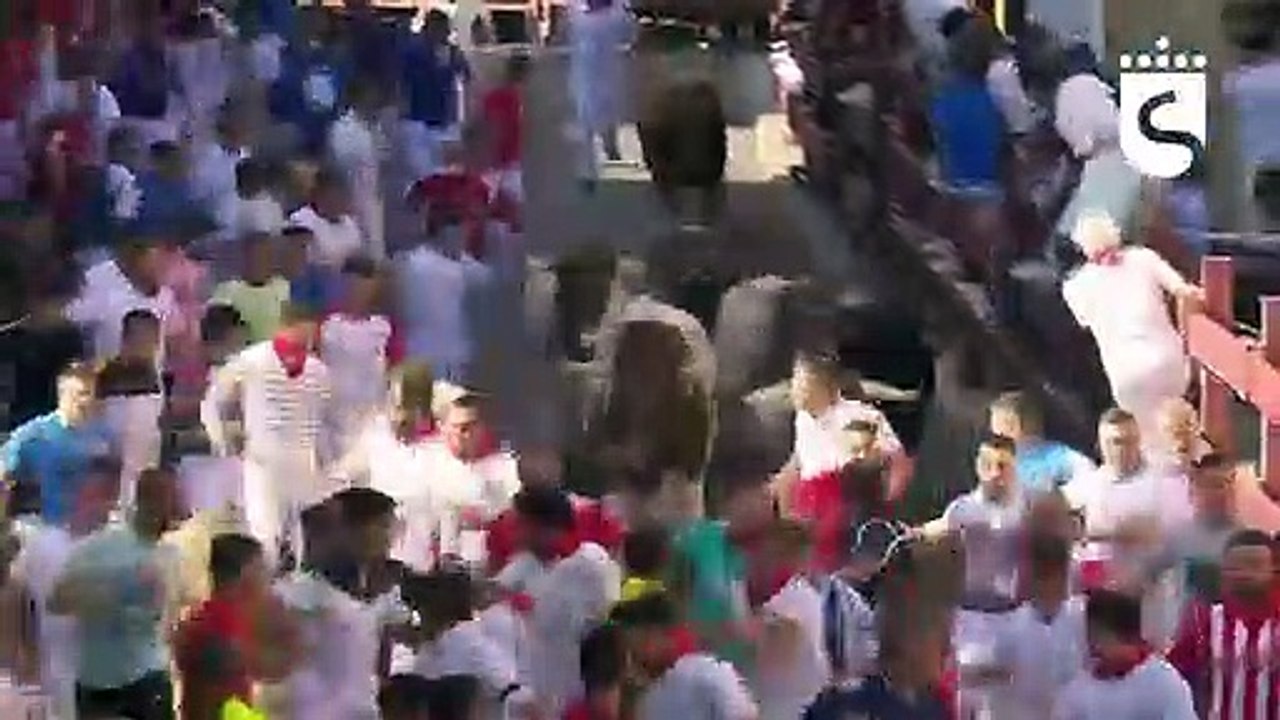 Espectaculares carreras y momentos de peligro en el cuarto encierro de las Fiestas de Sanse