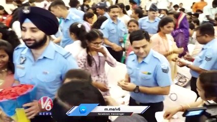 Indian Army Celebrates Rakhi Festival _ V6 News (2)