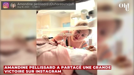 Amandine Pellissard : sa fille prématurée franchie un cap important après ses problèmes de santé