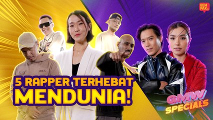 5 Rapper Terhebat MENDUNIA lagu Kemerdekaan Malaysia?? | GMW Specials