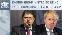 Tarcísio de Freitas se reúne com Boris Johnson em São Paulo