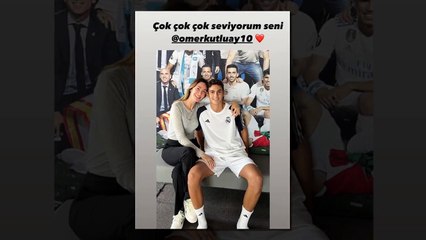 Demet Şener, Real Madrid'e transfer olan oğlunu öpücüklerle ve dualarla yolcu etti