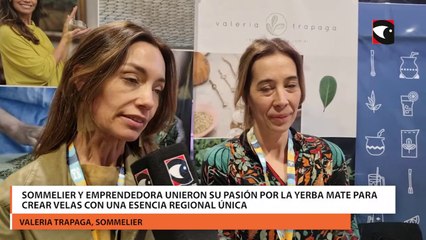Sommelier y emprendedora unieron su pasión por la yerba mate para crear velas con una esencia regional única