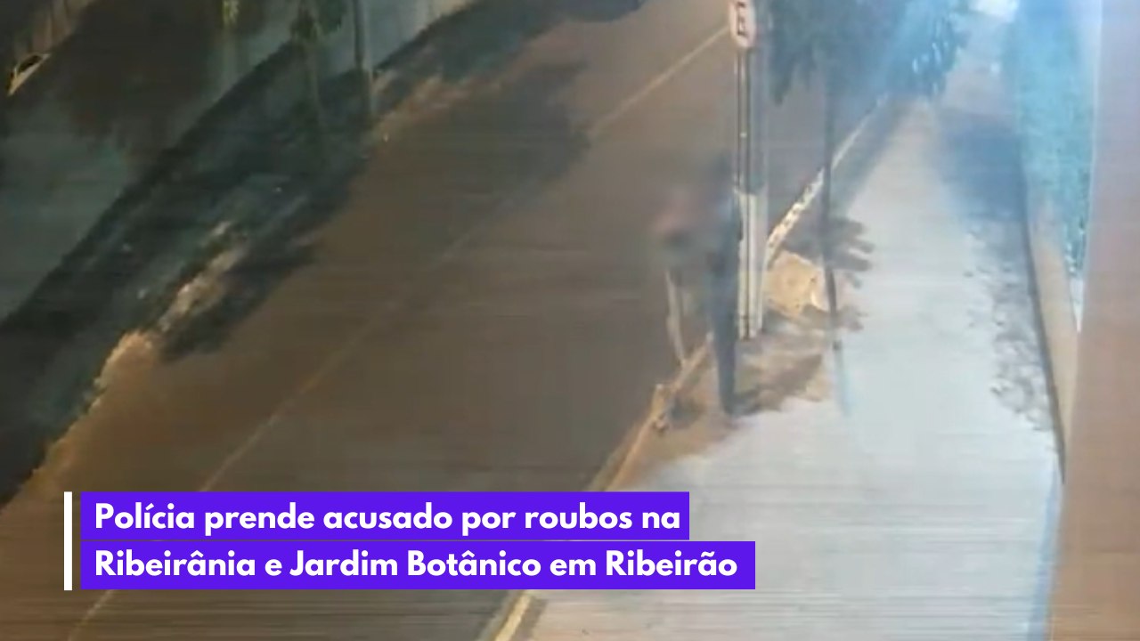 Polícia prende acusado por roubos na Ribeirânia e Jardim Botânico em Ribeirão