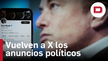 Musk levanta levanta el veto a los anuncios políticos en Twitter