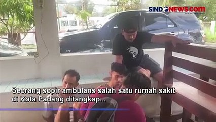 Sopir Ambulans Nekat Edarkan Sabu di Padang, 15 Paket Siap Edar Disita