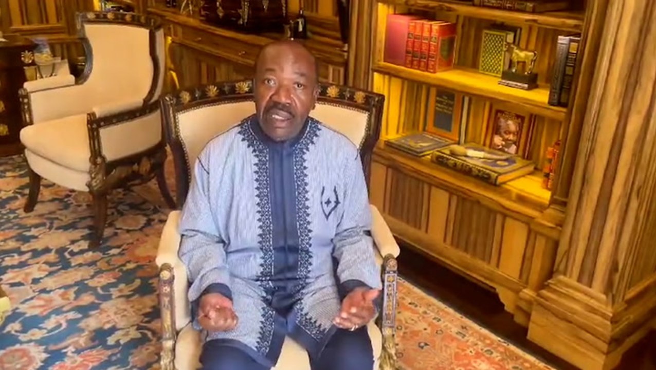 Gabon president Ali Bongo calls on supporters to ‘make noise’ after military coup