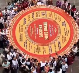 SURAT VIDEO : सबसे बड़ी भोजन राखी आकर्षण का केंद्र