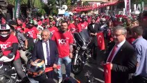 Afyonkarahisar'da 100. Yıl Motosiklet Sürüşü