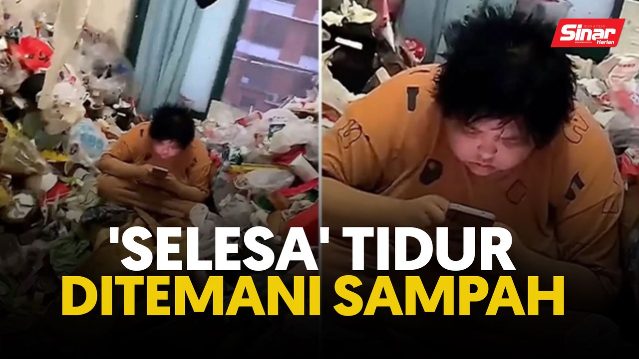 'Selesa' tidur ditemani sampah