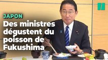 Pour rassurer, le Premier ministre japonais s’affiche dégustant du poisson « sûr et délicieux » de Fukushima