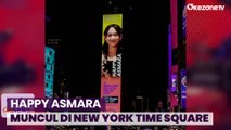 Happy Asmara Kaget, Profilnya Muncul di New York Time Square