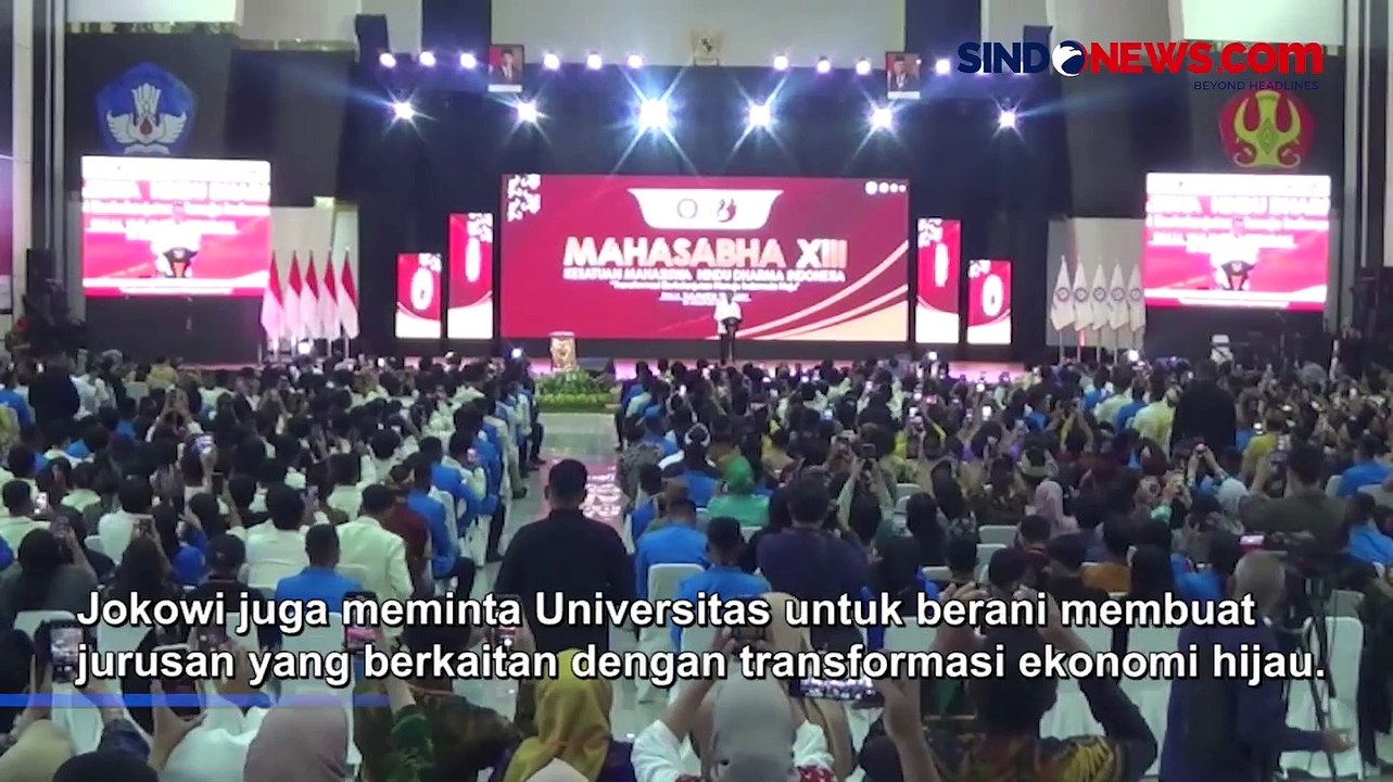 Dukung Transformasi Ekonomi Hijau, Jokowi: Mahasiswa Harus Kuasai Iptek