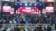 Dukung Transformasi Ekonomi Hijau, Jokowi: Mahasiswa Harus Kuasai Iptek