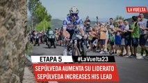 Sepúlveda increases his lead in the mountains - Stage 5 - La Vuelta 2023