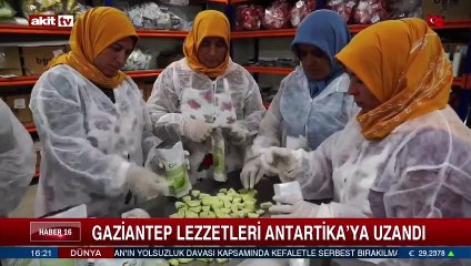 Gaziantep lezzetleri Antartika'ya uzandı