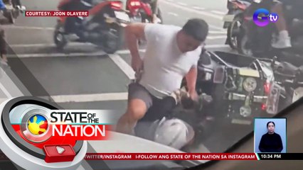 Pulis-Pasay at rider na kapwa may bitbit na baril, nagka-alitan sa kalsada | SONA