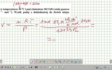 ZADANIE 23 CKE 2010 SIERPIEŃ RÓWNANIE CLAPEYRONA GĘSTOŚĆ METANU