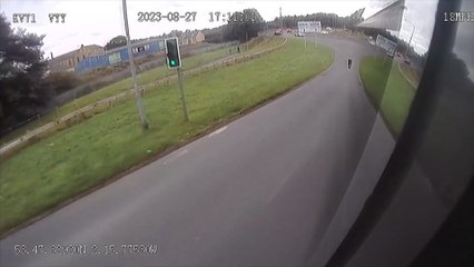 CCTV from inside Aston Villa’s coach shows brick being hurled at bus after Burnley win