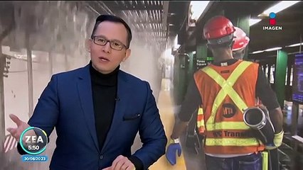 Metro de Nueva York se inunda tras reventarse una tubería