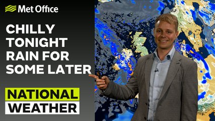Met Office Evening Weather Forecast 30/08/23 – Showers Fading Away