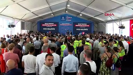 Le président de l'İBB, İmamoğlu, a assisté à la cérémonie d'ouverture de la ligne de tramway Eminönü-Alibeyköy