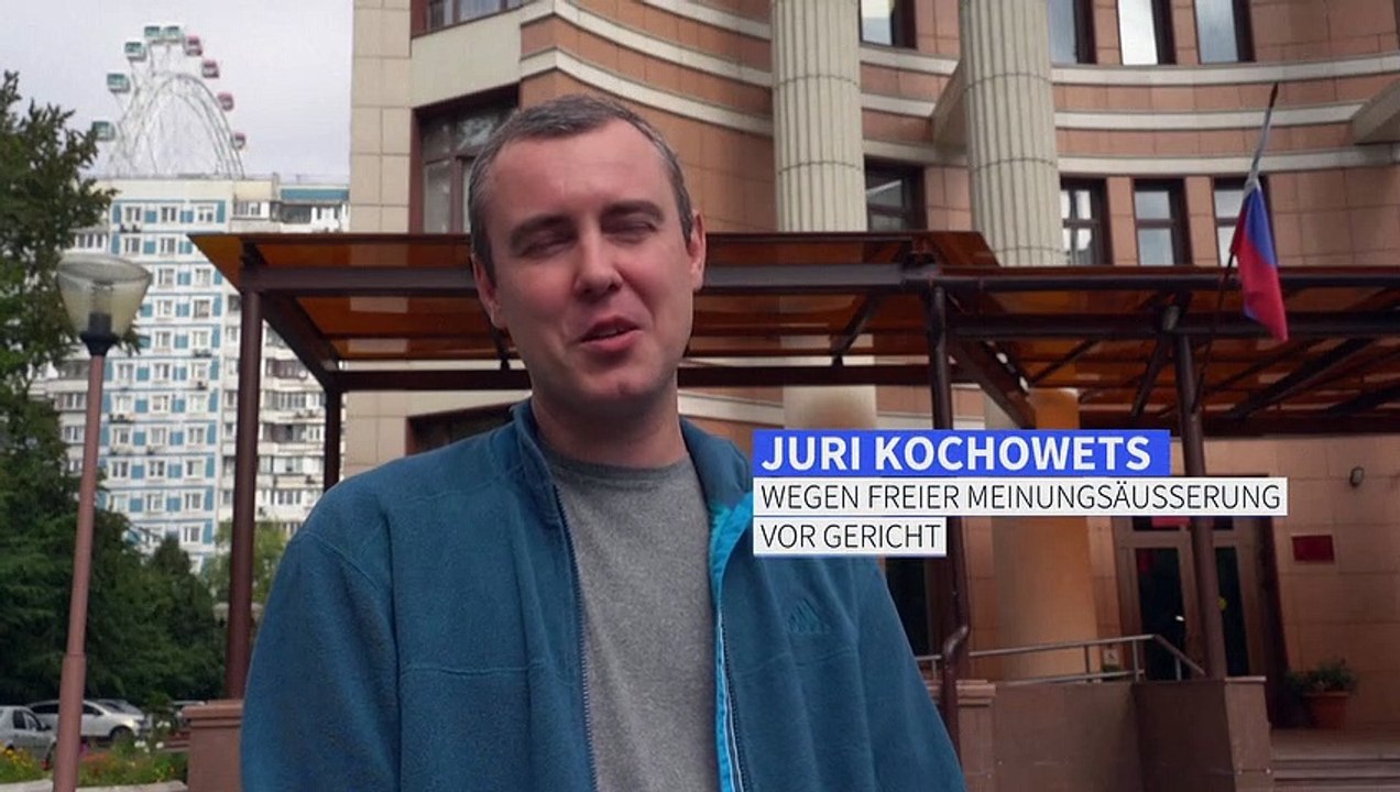 Russe wegen Straßenumfrage vor Gericht: „Ich stehe zu meiner Meinung“