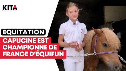 À 10 ans, Capucine est championne de France d’équifun