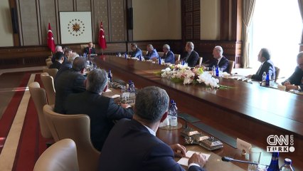 Cumhurbaşkanı Erdoğan, TOBB Başkanı Rifat Hisarcıklıoğlu'nu kabul etti