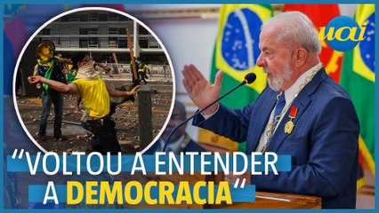 Lula: população voltou a entender a democracia depois do 8/1