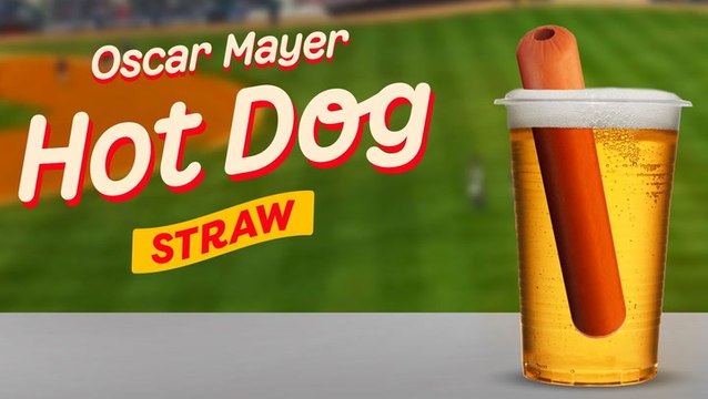 Hot Dog Straws Are Now a Real Thing Thanks to Oscar Mayer