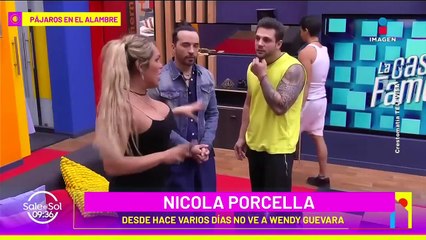 Nicola Porcella NO ha visto a Wendy Guevara desde hace varios días
