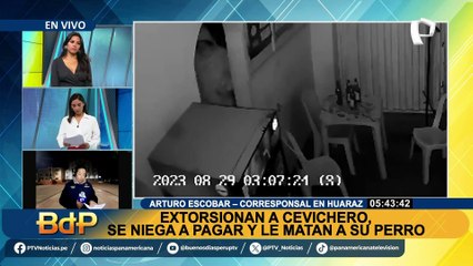 Huaraz: Extorsionadores asesinan a mascota de empresario cevichero por negarse a pagar