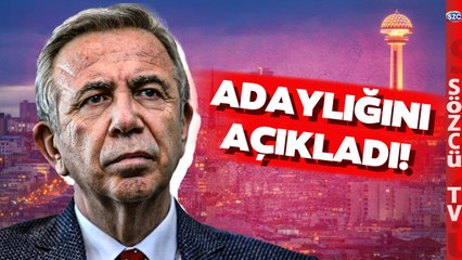 SON DAKİKA Mansur Yavaş Ankara Adaylığını Açıkladı! 'Benimle Yürümeye Var mısınız?'